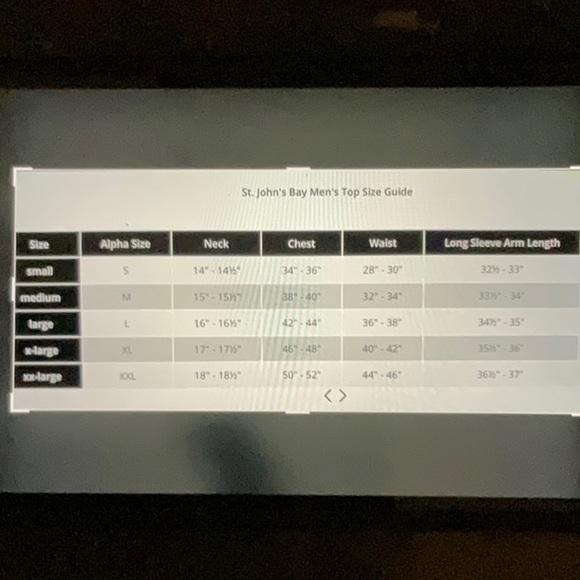 NWT men’s St John’s Bay Classic Fit Signature Flannel button down shirt, size M - Picture 8 of 8